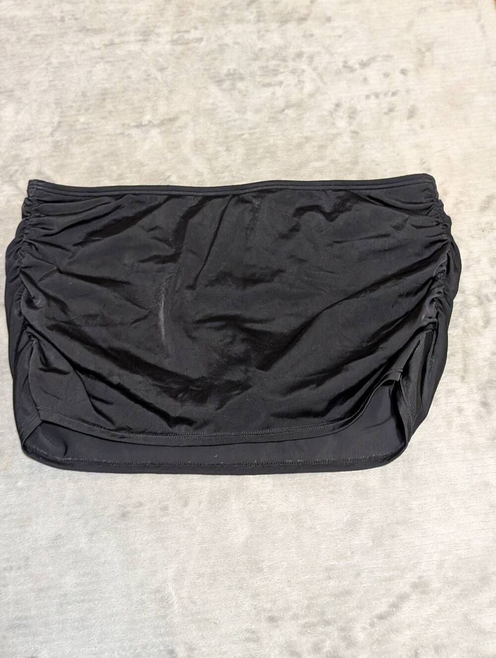 Victoria's Secret Size M Skirted Bikini Swim Bottom Black Skirt